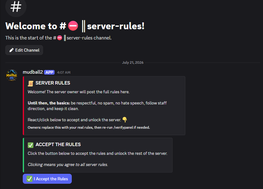 Rules verification